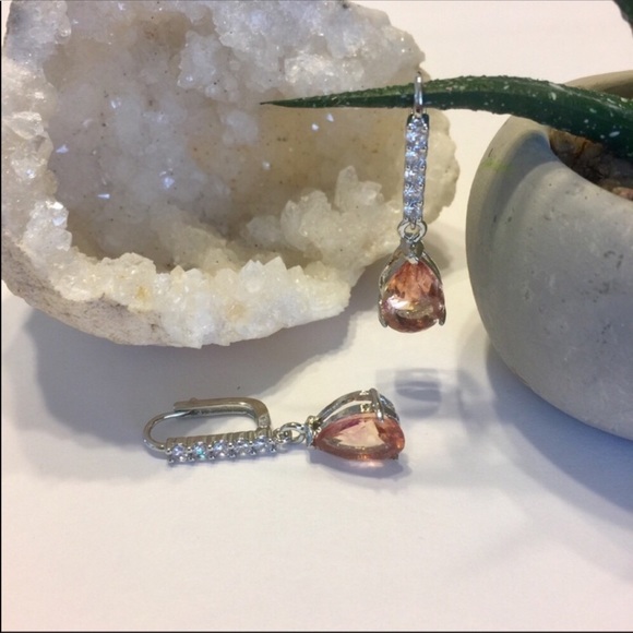 Boutique Jewelry - ⚡️🆕 925 Sterling Silver Morganite Topaz Teardrop